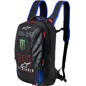Σακίδιο πλάτης Alpinestars City Hunter V2 FQ20 Monster Collection Μαύρο-Φθορίζον Κόκκινο-Μπλε-Πράσινο 22 L