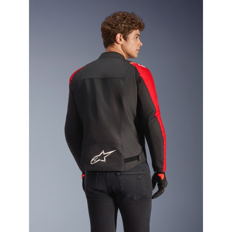Αδιάβροχο μπουφάν μοτοσικλέτας Alpinestars T-SPS 2 κόκκινο-μαύρο-λευκό
