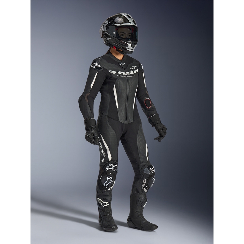 Γυναικεία Ολόσωμη Φόρμα Μοτοσικλέτας Alpinestars Stella GP-R7 από Δερμάτινο Μαύρο