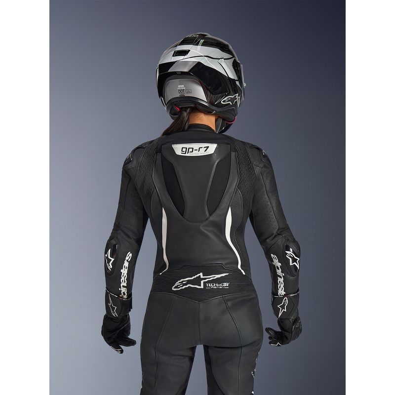 Γυναικεία Ολόσωμη Φόρμα Μοτοσικλέτας Alpinestars Stella GP-R7 από Δερμάτινο Μαύρο