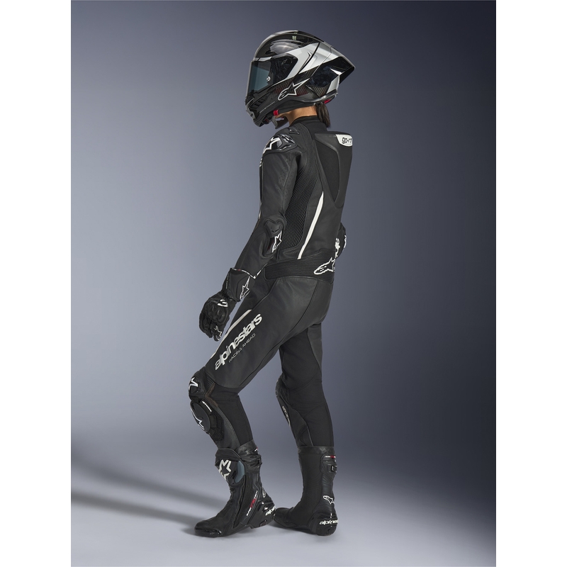 Γυναικεία Ολόσωμη Φόρμα Μοτοσικλέτας Alpinestars Stella GP-R7 από Δερμάτινο Μαύρο