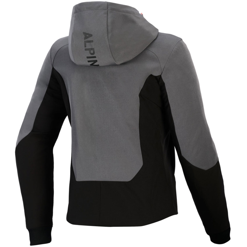 Γυναικείο μπουφάν μοτοσικλέτας Alpinestars Stella Radium Tech Hoodie σκούρο γκρι-μαύρο-ροζ