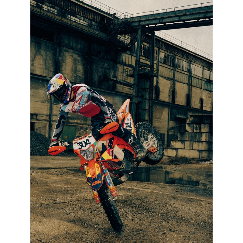 Τζέρσεϊ motocross Beast Coast περιορισμένης έκδοσης Alpinestars Techstar γκρι-μαύρο-πορτοκαλί