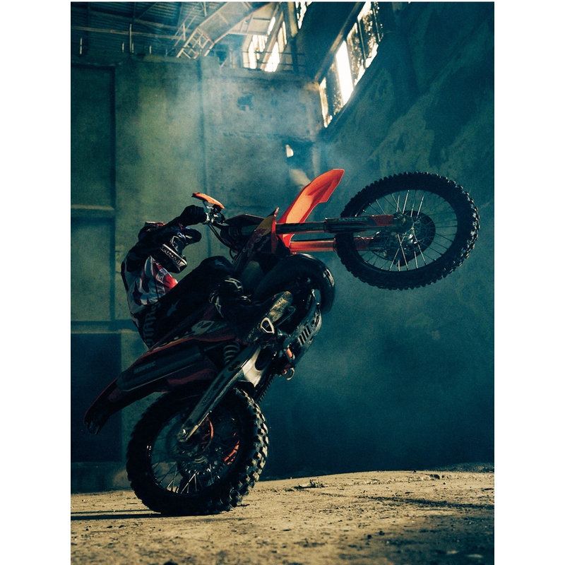 Τζέρσεϊ motocross Beast Coast περιορισμένης έκδοσης Alpinestars Techstar γκρι-μαύρο-πορτοκαλί