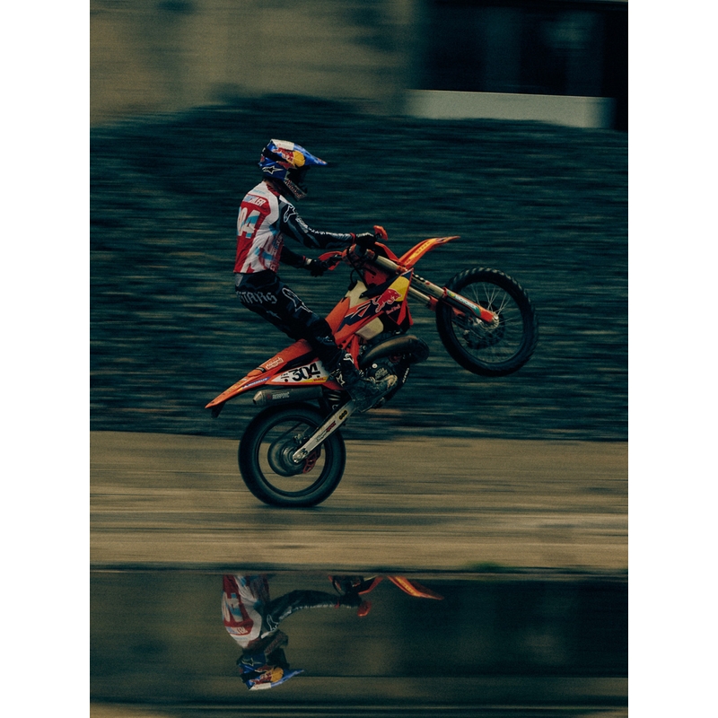 Τζέρσεϊ motocross Beast Coast περιορισμένης έκδοσης Alpinestars Techstar γκρι-μαύρο-πορτοκαλί