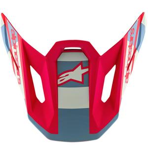 Ζελατίνα κράνους μοτοσικλέτας Alpinestars Supertech S-M7 περιορισμένης έκδοσης Beast Coast γκρι-μαύρο-πορτοκαλί