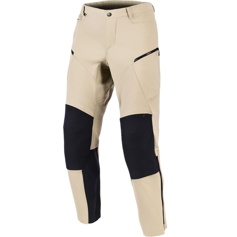 Γυναικείο παντελόνι μοτοσικλέτας Alpinestars Stella Explore AST ανοιχτό καφέ-μαύρο
