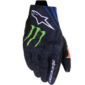 Συλλογή γαντιών μοτοσικλέτας Alpinestars Reef V2 FQ20 μαύρο-φθορίζον κόκκινο-μπλε-πράσινο