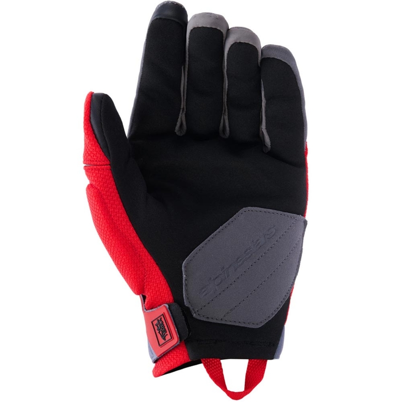 Γάντια μοτοσικλέτας Alpinestars Durack μαύρο-γκρι-κόκκινο