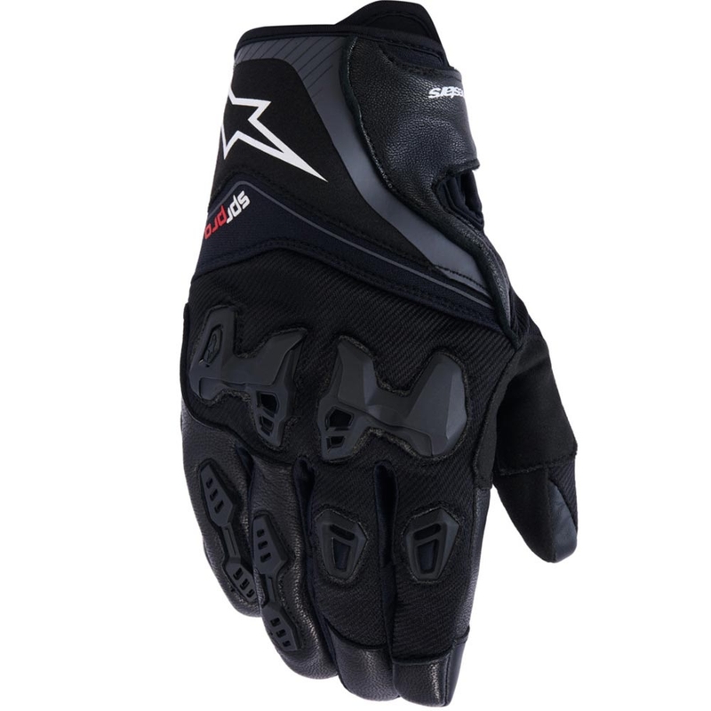 Γάντια μοτοσικλέτας Alpinestars SP-R PRO μαύρο-λευκό