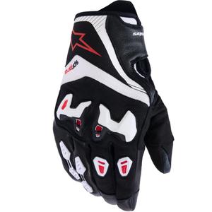 Γάντια μοτοσικλέτας Alpinestars SP-R PRO μαύρο-λευκό-κόκκινο
