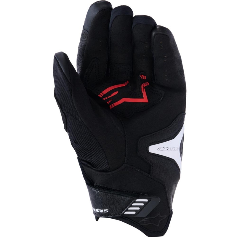 Γάντια μοτοσικλέτας Alpinestars SP-R PRO μαύρο-λευκό-κόκκινο