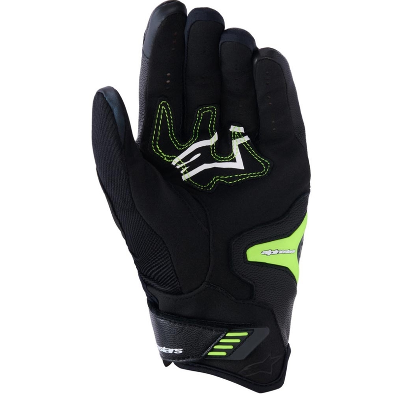 Γάντια μοτοσικλέτας Alpinestars SP-R PRO μαύρο-φθοροκίτρινο