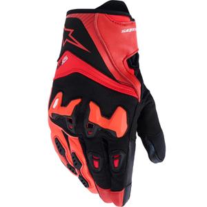 Γάντια μοτοσικλέτας Alpinestars SP-R PRO κόκκινο-φλουορ κόκκινο-μαύρο