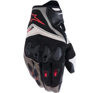 Γάντια μοτοσικλέτας Alpinestars SP-R PRO ανοιχτό γκρι-καφέ-πορτοκαλί