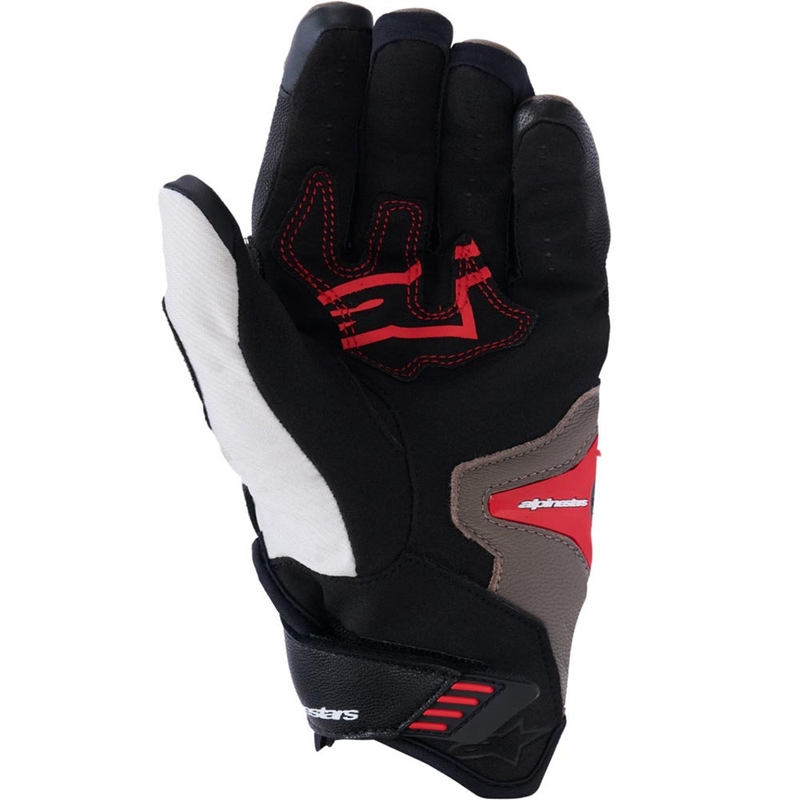 Γάντια μοτοσικλέτας Alpinestars SP-R PRO ανοιχτό γκρι-καφέ-πορτοκαλί