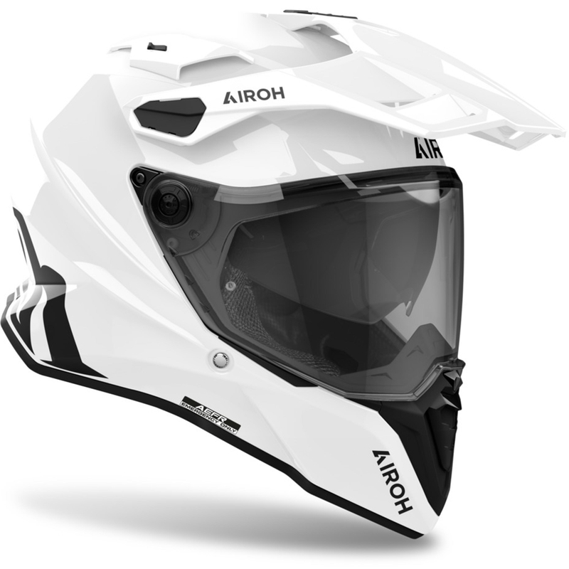 Κράνος Enduro Airoh Commander 2 Χρώμα γυαλιστερό λευκό