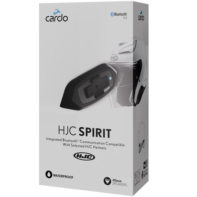 Ενδοεπικοινωνία μοτοσικλέτας Cardo HJC Spirit μαύρο