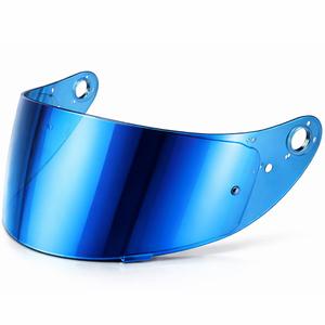 Ζελατίνα για κράνη μοτοσικλέτας Cassida Orbit με προετοιμασία Pinlock REVO καθρέφτη μπλε