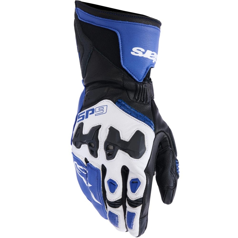 Γάντια μοτοσικλέτας Alpinestars SP-9 μπλε-λευκό-μαύρο
