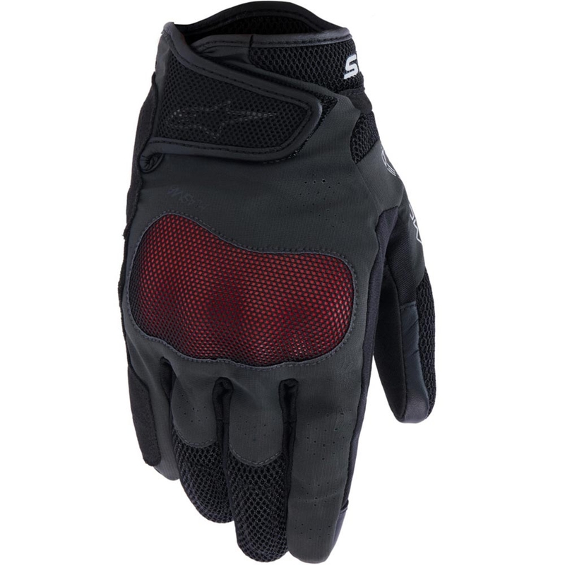 Γυναικεία γάντια μοτοσικλέτας Alpinestars Stella Mogress Airflow σε μαύρο-ανθρακί χρώμα