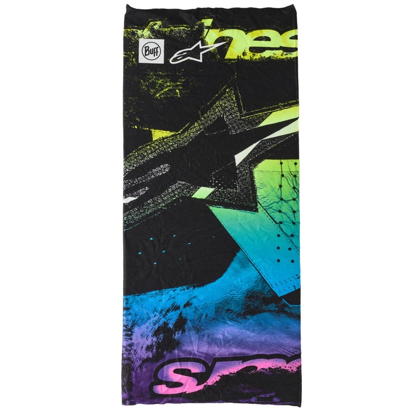 Νάρθηκας λαιμού Alpinestars Buff Ignite μαύρο-κόκκινο