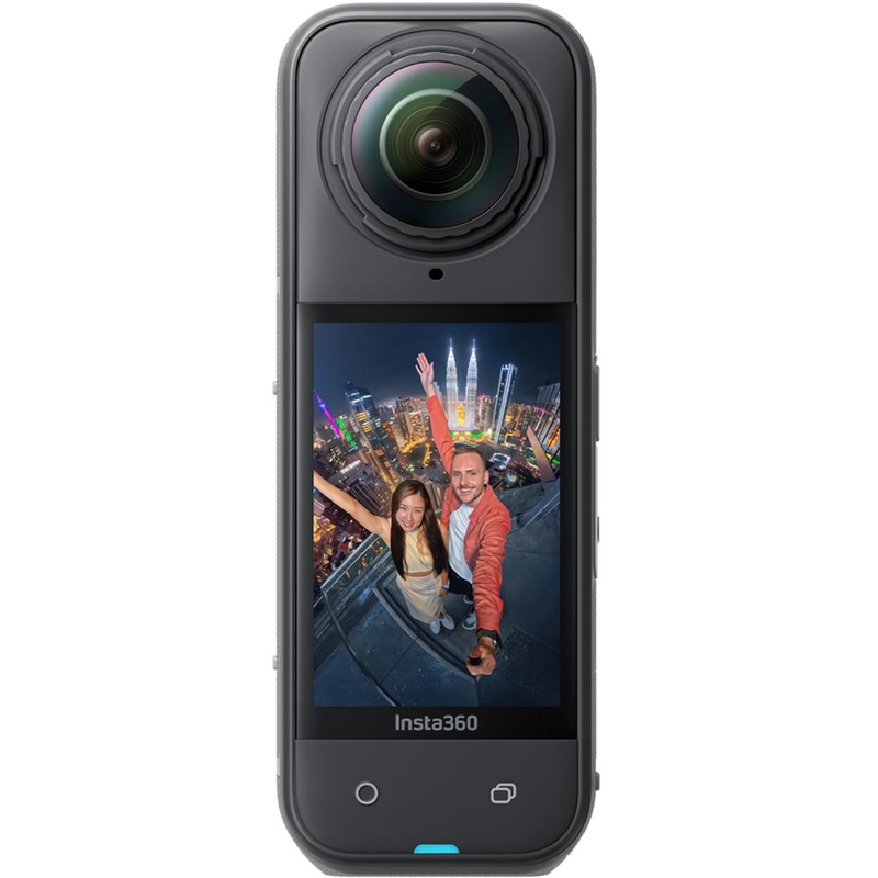 Κάμερα δράσης Insta360 X5 σε μαύρο χρώμα