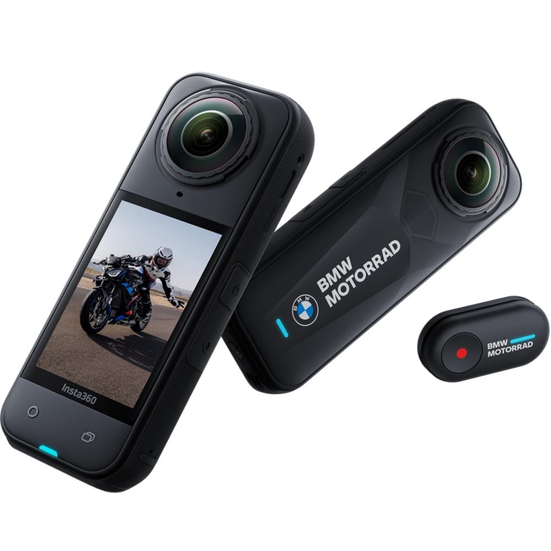 Κάμερα δράσης Insta360 X5 BMW Motorrad Edition σε μαύρο χρώμα