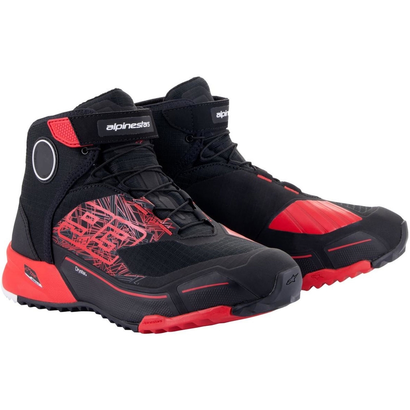 Μπότες μοτοσικλέτας Alpinestars CR-X Drystar MM93 συλλογή μαύρο-κόκκινο