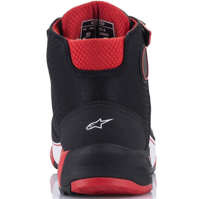 Συλλογή μπότες μοτοσικλέτας Alpinestars CR-X Drystar MM93 μαύρο-κόκκινο-λευκό