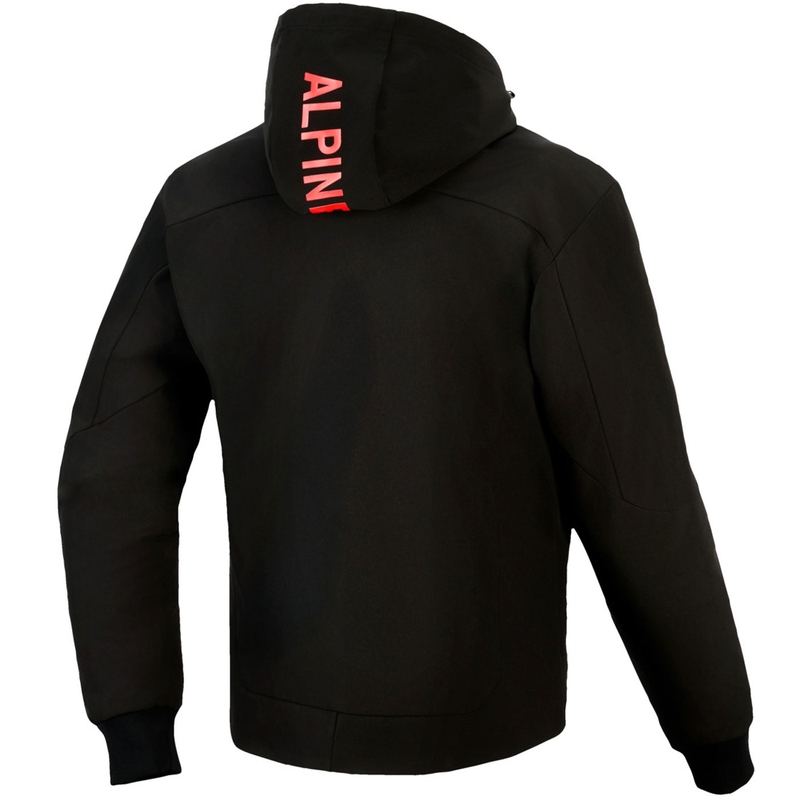 Φούτερ μοτοσικλέτας Alpinestars RADIUM TECH HOODIE μαύρο-κόκκινο