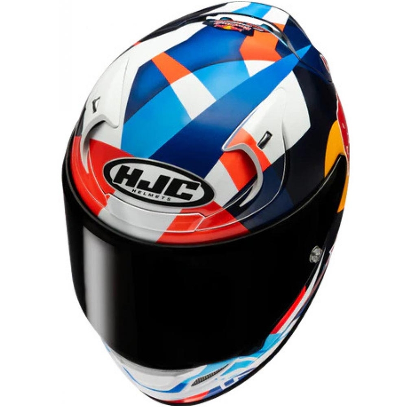 Κράνος μοτοσικλέτας full-face HJC RPHA 12 Red Bull Misano GP 2 MC21 μπλε-λευκό-κόκκινο