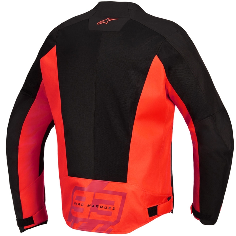 Μπουφάν μοτοσικλέτας Alpinestars C-1 AIR MM93, συλλογή fluo, κόκκινο-κόκκινο-μαύρο