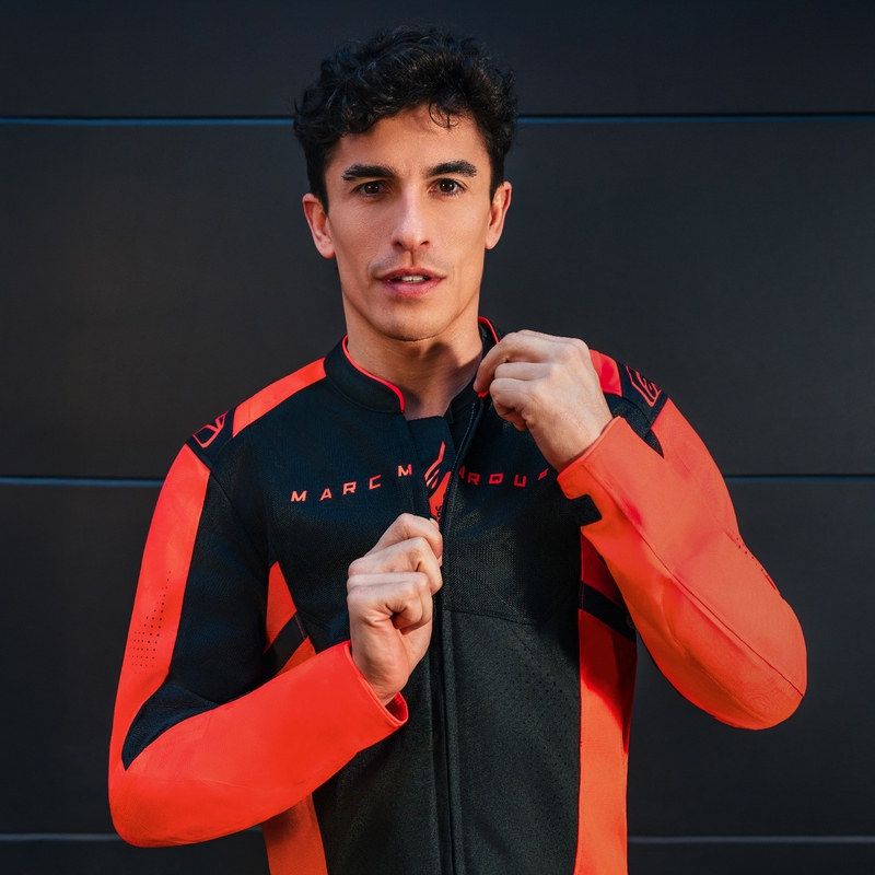 Μπουφάν μοτοσικλέτας Alpinestars T-SPS Air V2 MM93, συλλογή fluo, κόκκινο-μαύρο