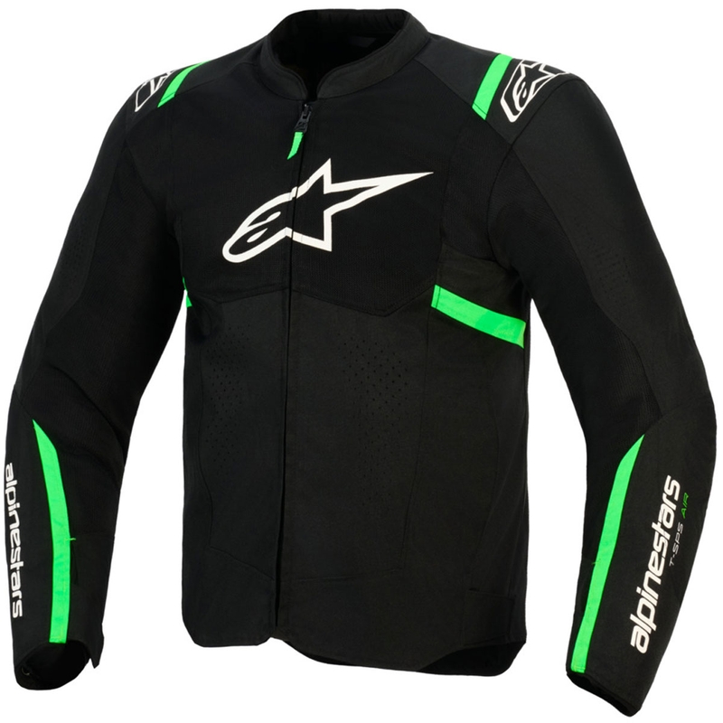 Μπουφάν μοτοσικλέτας Alpinestars T-SPS Air V2 μαύρο-φλουορ πράσινο