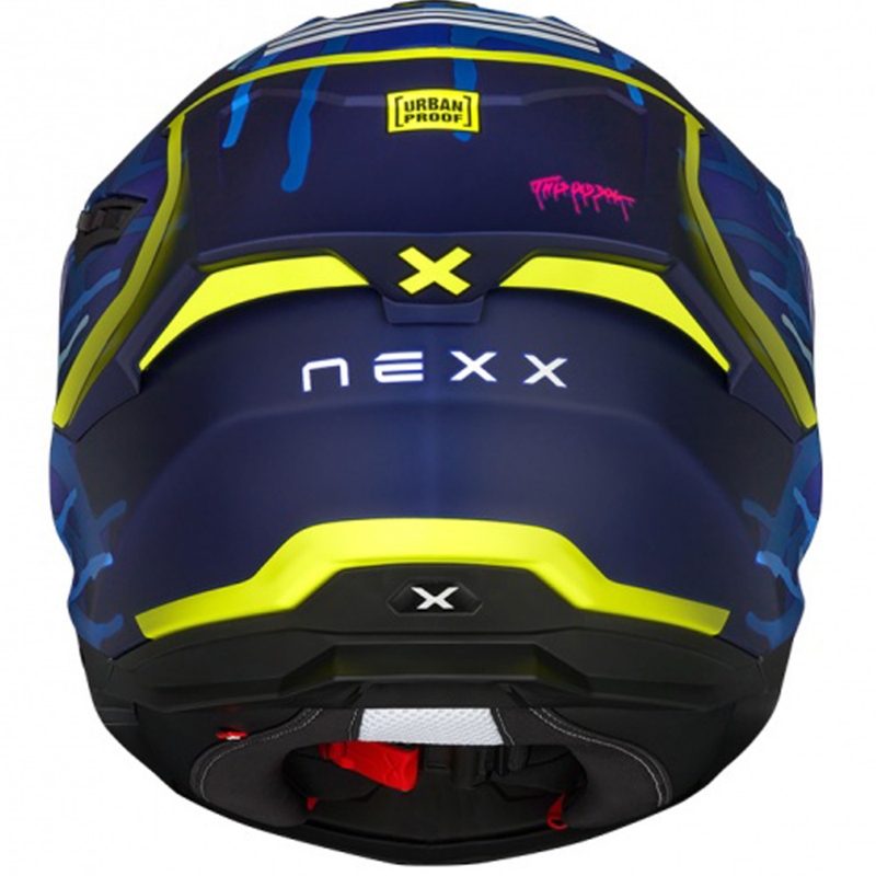 Κράνος μοτοσικλέτας full face Nexx Y.100R Urbangram σκούρο μπλε - II. ποιότητας