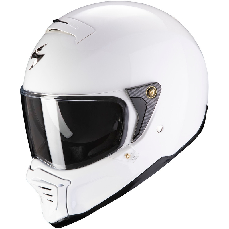 Κράνος Scorpion EXO-HX1 Solid full face λευκό - κατηγορίας II - II. ποιότητα