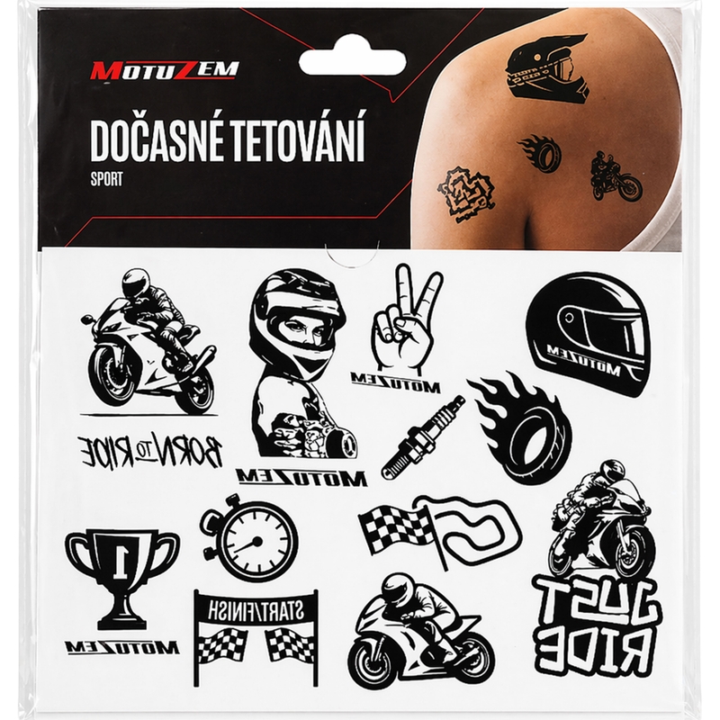 Προσωρινό τατουάζ MotoZem Sport