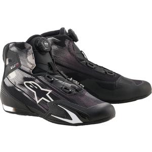 Μπότες μοτοσικλέτας Alpinestars Celer με αεριζόμενους αεραγωγούς, μαύρο-λευκό