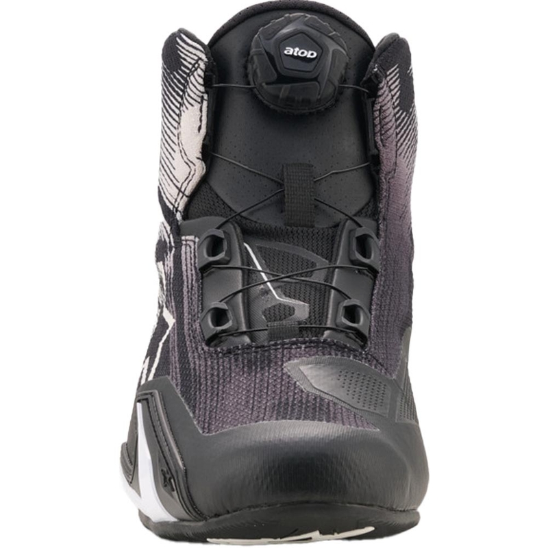 Μπότες μοτοσικλέτας Alpinestars Celer με αεριζόμενους αεραγωγούς, μαύρο-λευκό