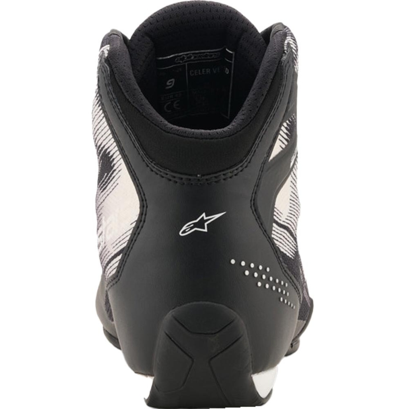 Μπότες μοτοσικλέτας Alpinestars Celer με αεριζόμενους αεραγωγούς, μαύρο-λευκό