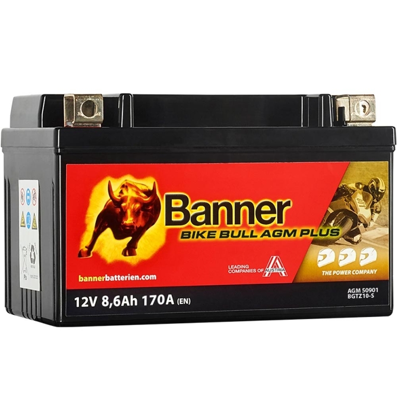 Μπαταρία AGM Banner Bike Bull AGM PLUS 509 01 (BGTZ10-S / GTZ10-S)