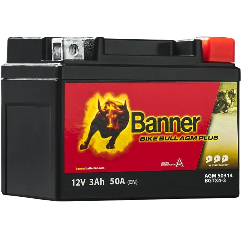 Μπαταρία AGM Banner Bike Bull AGM PLUS AGM PLUS 503 14 / BGTX4-3 - GTX4-3