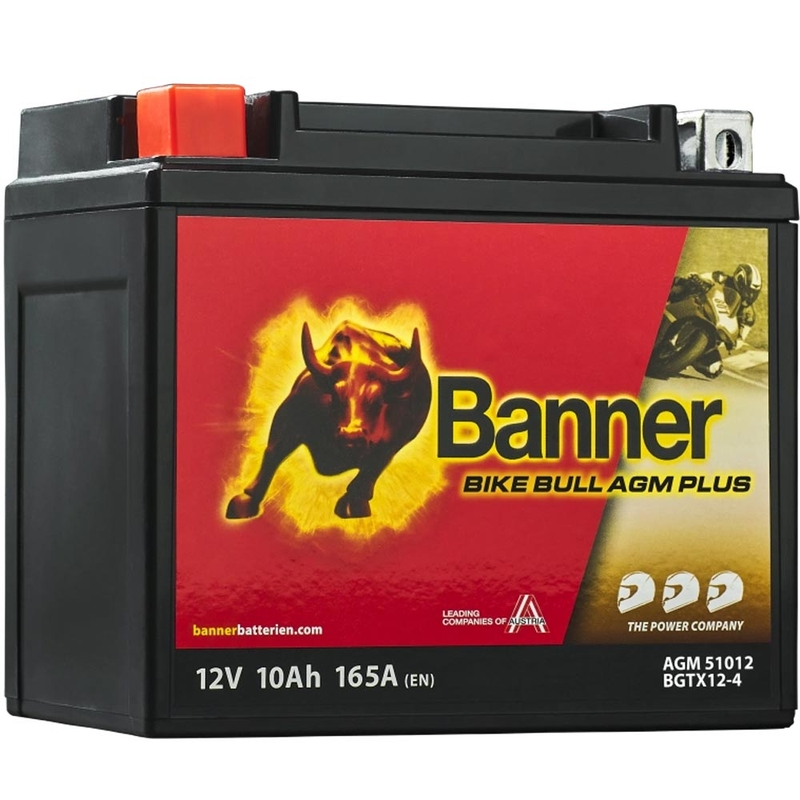 Μπαταρία AGM Banner Bike Bull AGM PLUS AGM PLUS 510 12 / BGTX12-4 - GTX12-4