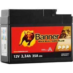 Μπαταρία AGM Banner Bike Bull AGM PLUS AGM PLUS 503 01 / BGTR4A-S - GTR4A-S
