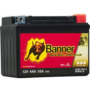 Μπαταρία AGM Banner Bike Bull AGM PLUS 504 11 / BGB4L-B - GB4L-B