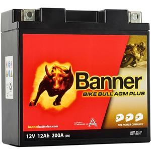 Μπαταρία AGM Banner Bike Bull AGM PLUS AGM PLUS 512 21 / BGT14B-4 - GT14B-4