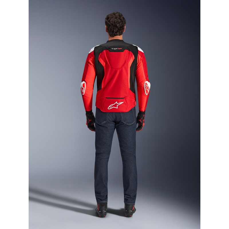 Μπουφάν μοτοσικλέτας Alpinestars T-GP Air κόκκινο-φλουορ κόκκινο-λευκό-μαύρο