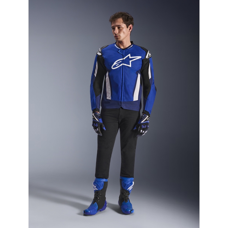 Μπουφάν μοτοσικλέτας Alpinestars T-GP Air μπλε-λευκό-μαύρο