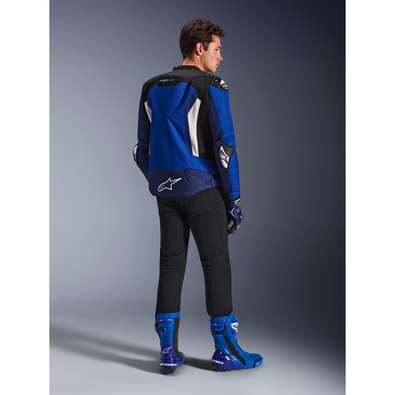 Μπουφάν μοτοσικλέτας Alpinestars T-GP Air μπλε-λευκό-μαύρο